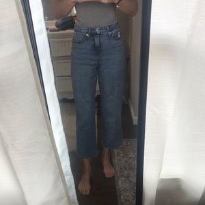 Wide leg jeans